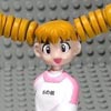 The Kasumi figure with spiral pigtails.